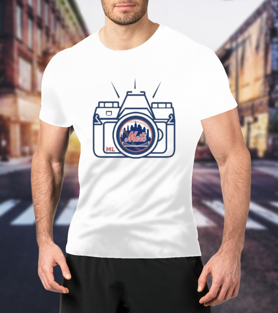 Mets Marc Levine ML Camera T-Shirt