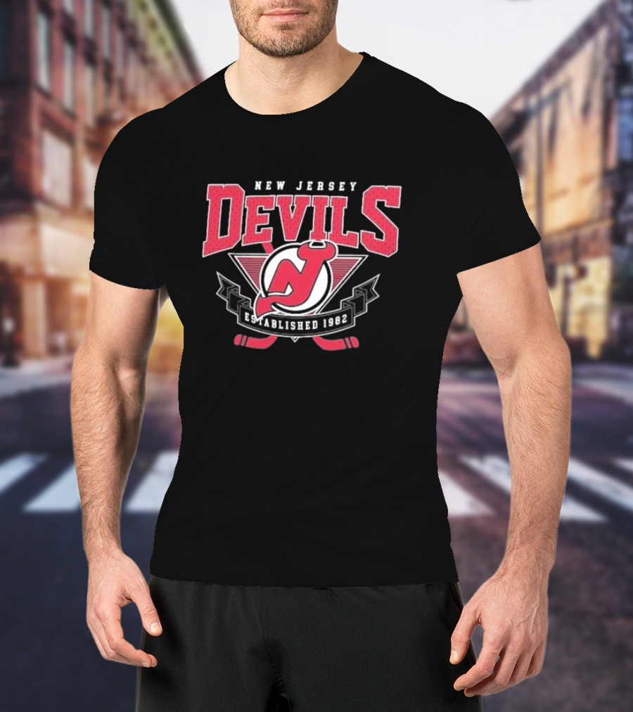 New Jersey Devils Established 1982 Team T-Shirt