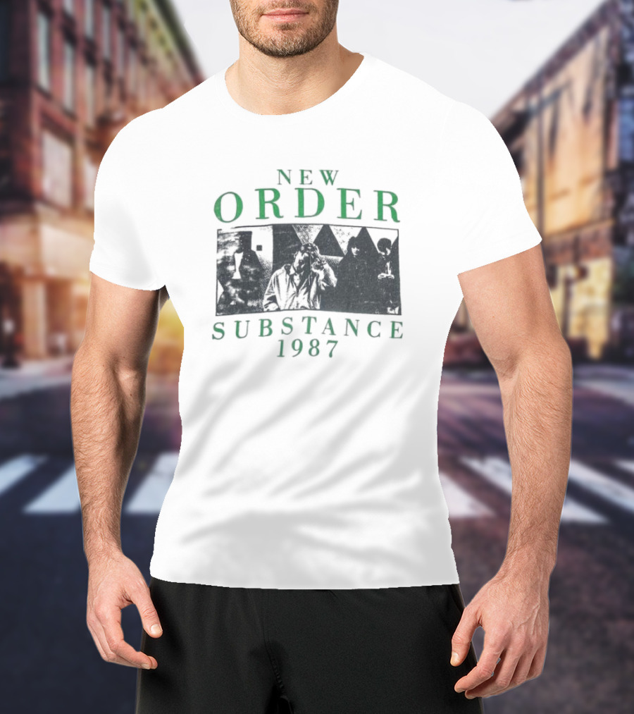 New Order Substance 1987 Album Cover T-Shirt