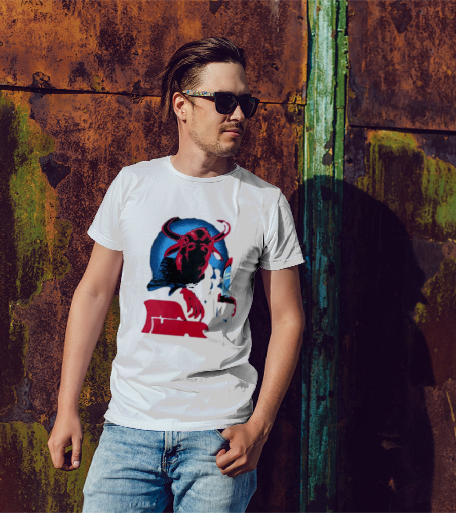 Papa Meat Cyber Bully Cow With Knife Dark Humor T-Shirt