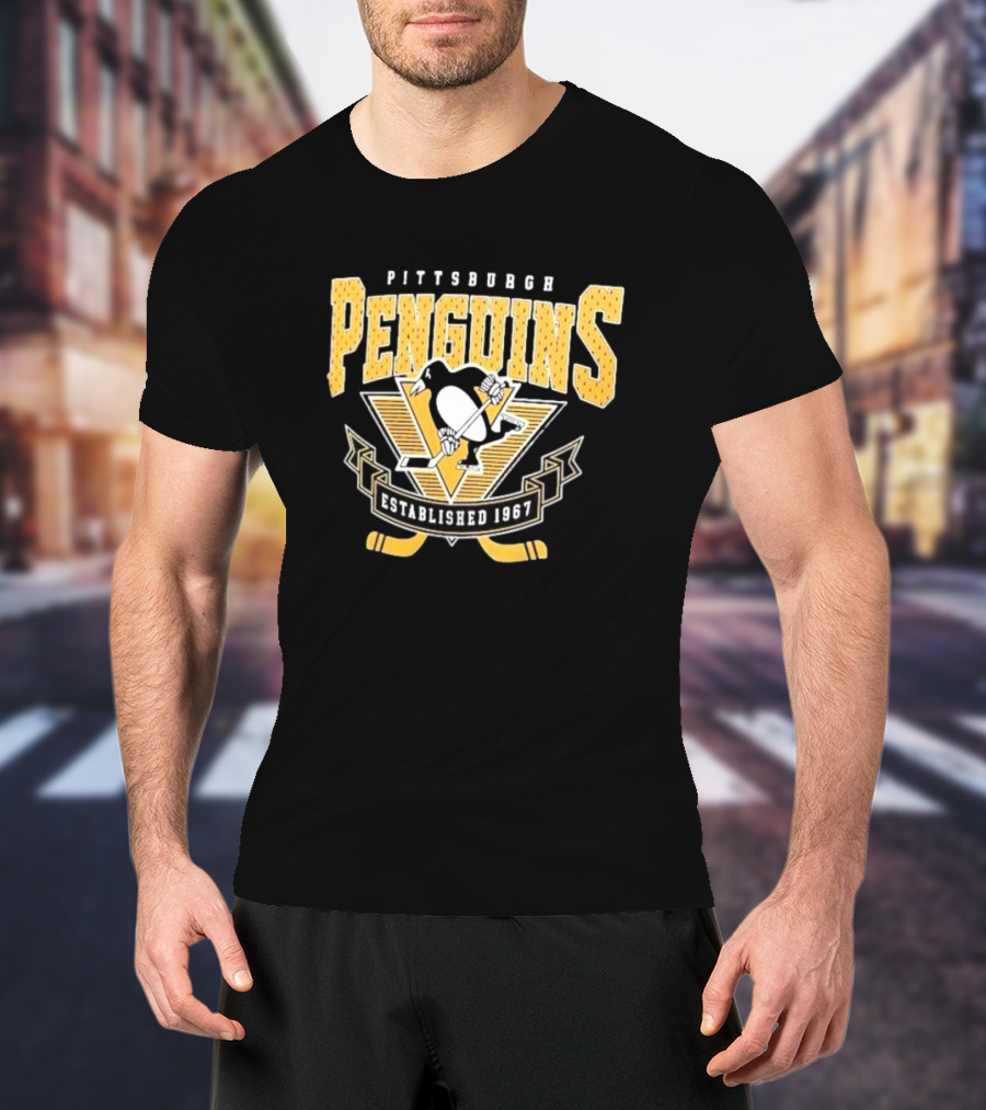 Pittsburgh Penguins Established 1967 Iconic T-Shirt