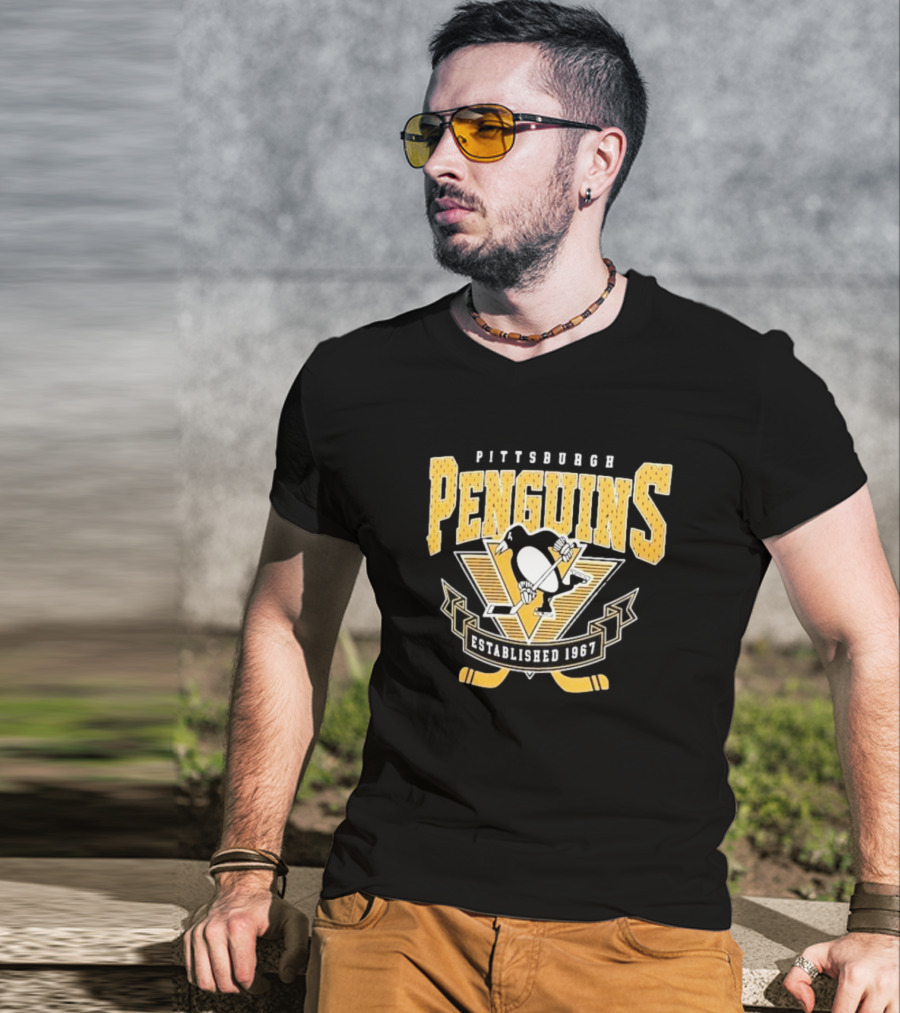 Pittsburgh Penguins Established 1967 Iconic T-Shirt