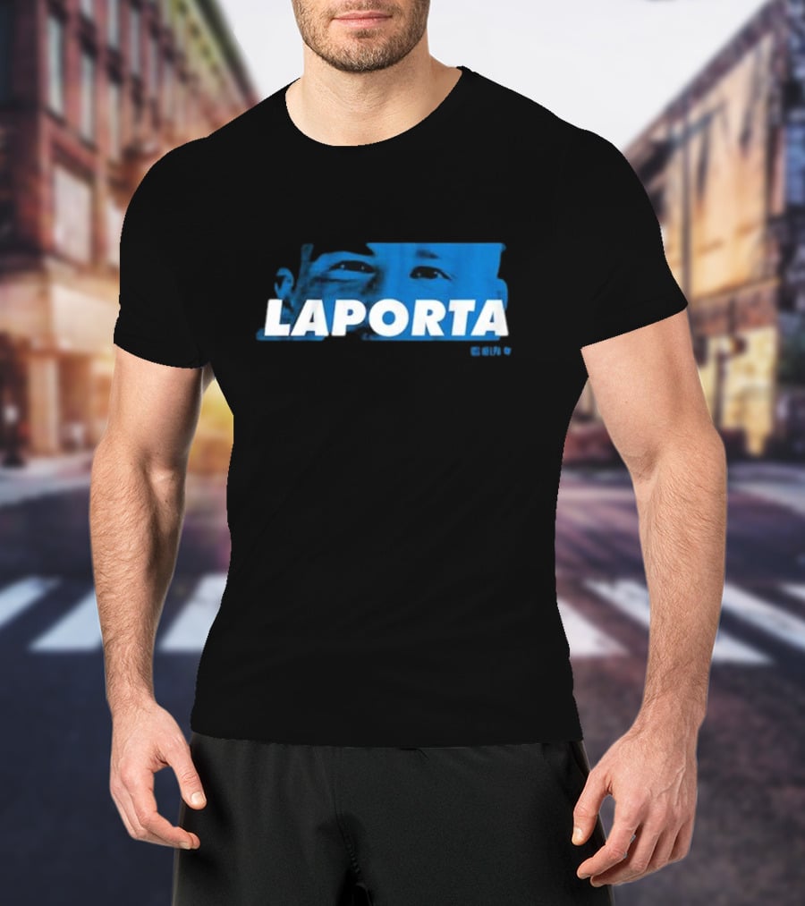 Laporta The Eyes Blue T-Shirt