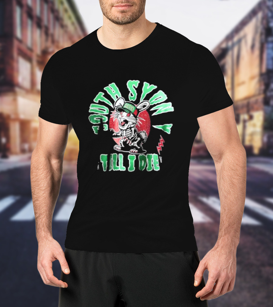 Sstid Bunny South Sydney Till I Die Retro Rabbit Mascot T-Shirt