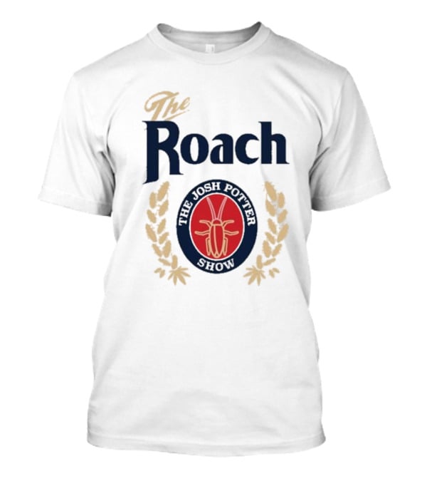 The Josh Potter Show The Roach Emblem With Laurel Wreath And Insect T-Shirt