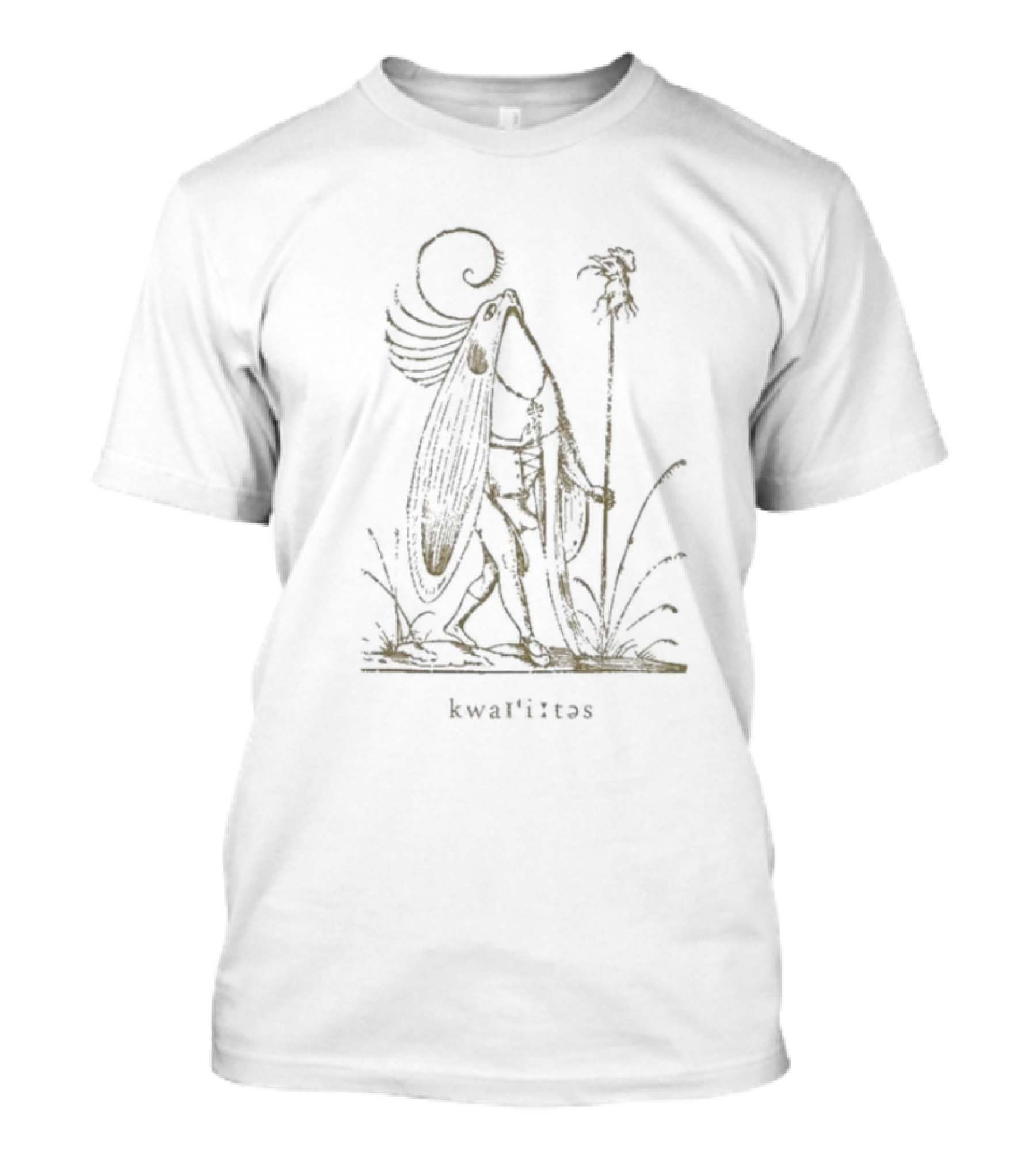 Kwai'liːtəs Ancient Warrior Glyph T-Shirt