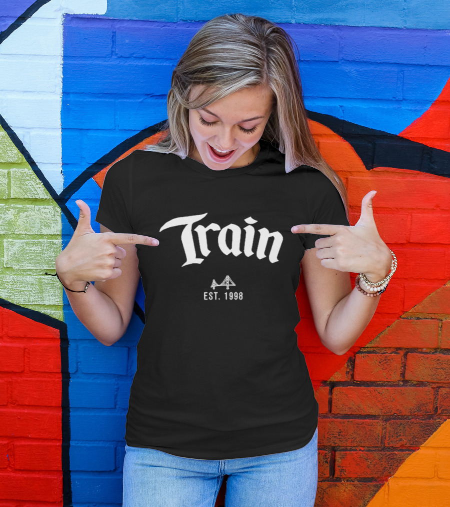 Train Est. 1998 Arch Logo With Bridge T-Shirt