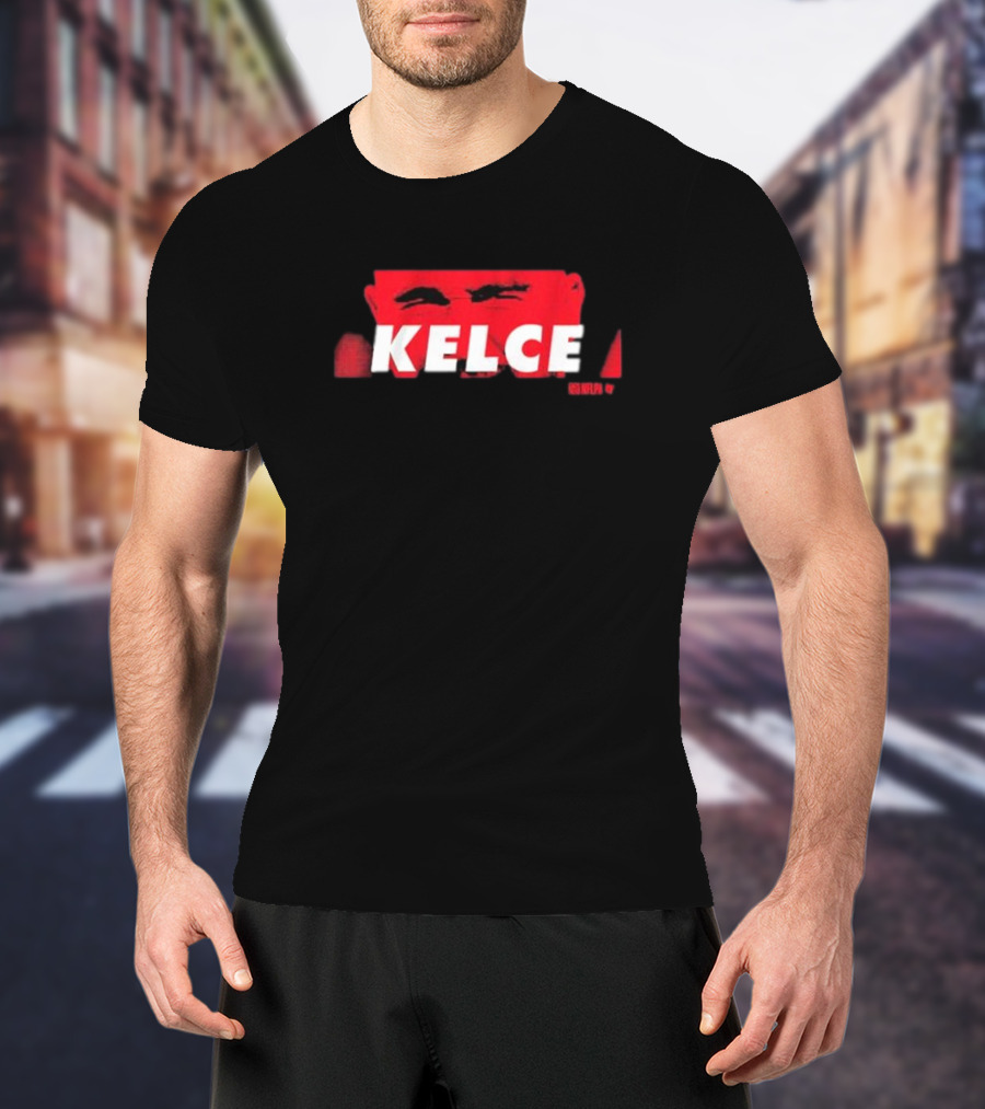Kelce Red Eyes NFL Football T-Shirt