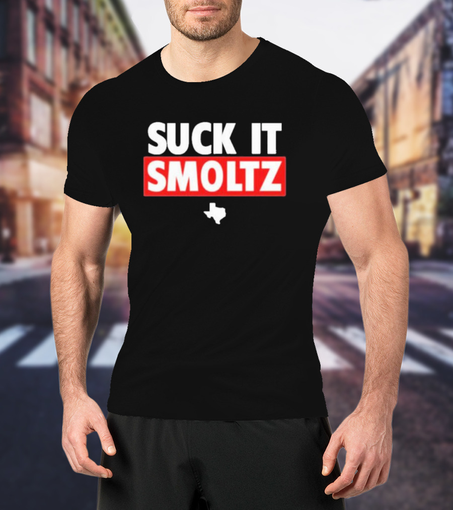 Rangers Nation Suck It Smoltz Texas Fan Shoutout T-Shirt