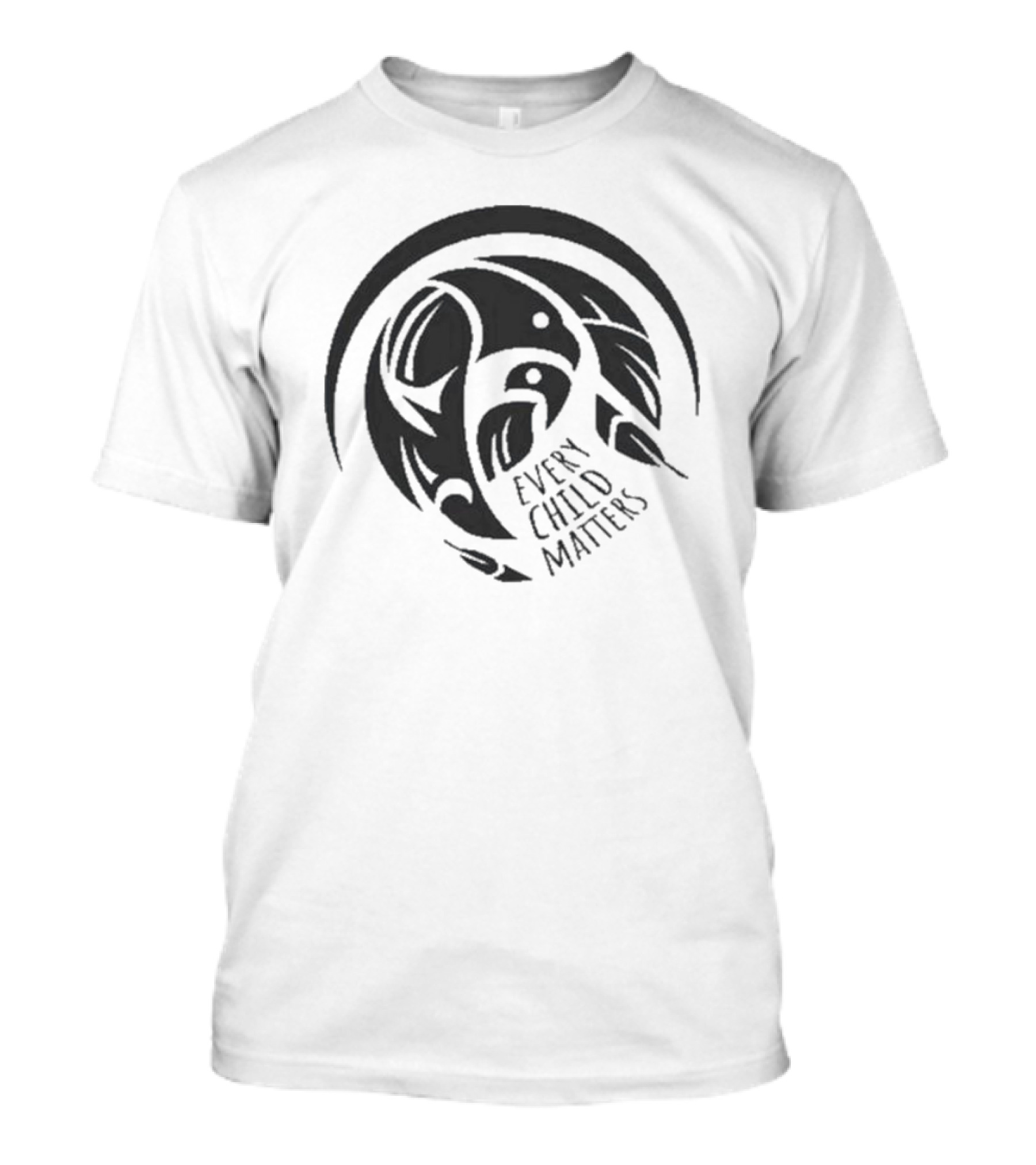 Red Rebel Armour Every Child Matters Indigenous Art Design With Tribal Symbols T-Shirt