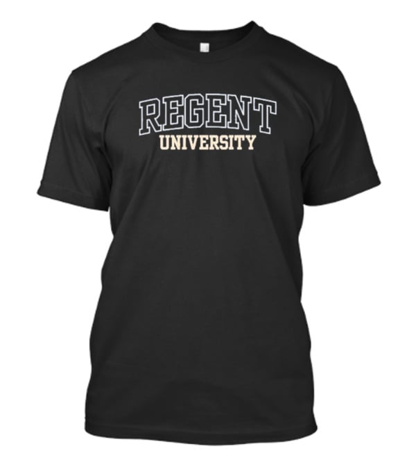 Regent University Collegiate Block Letters Logo T-Shirt