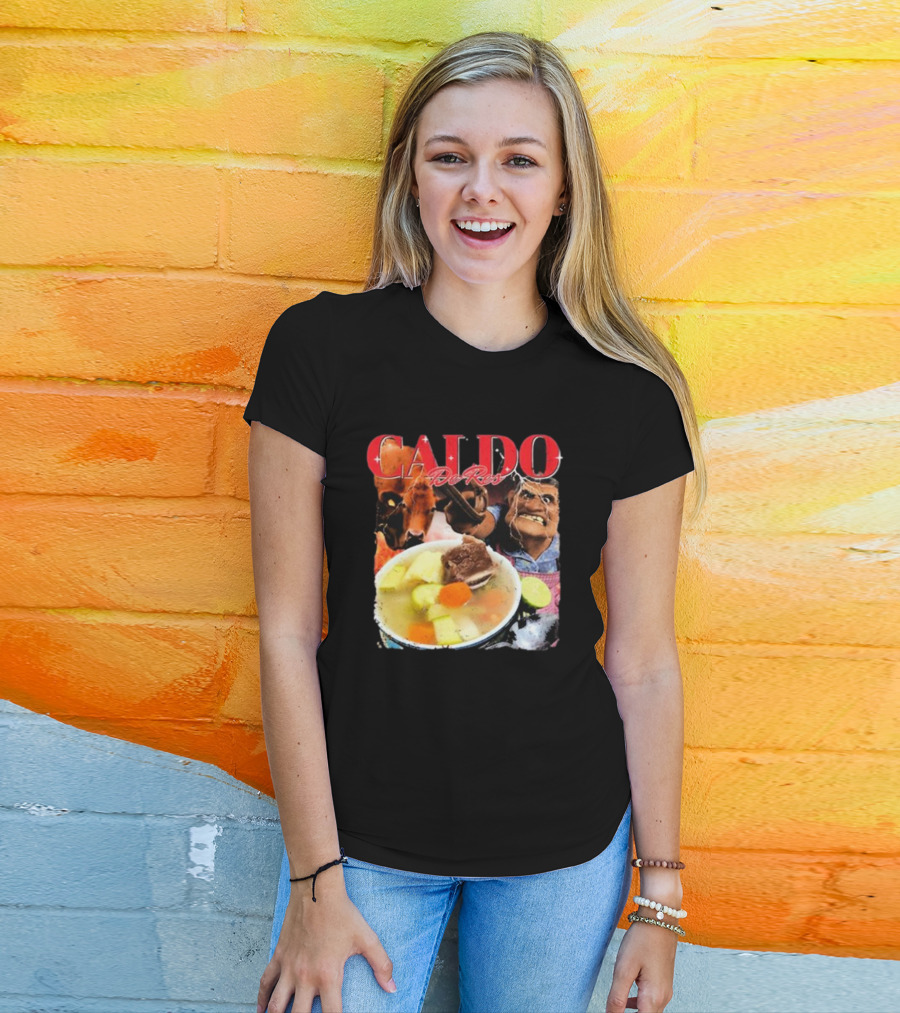 Caldo De Res Western Cowboy With Vegetable Soup T-Shirt
