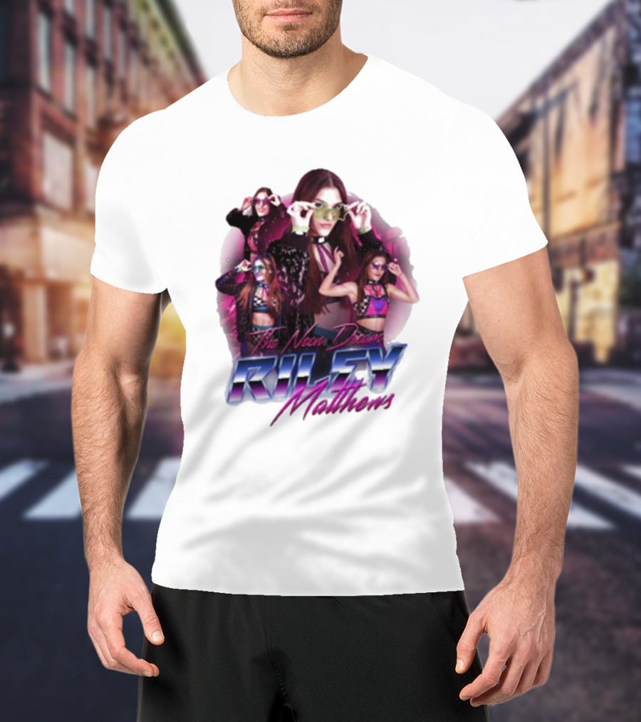 Riley Matthews The Neon Dream Retro Style Fashion Icons T-Shirt