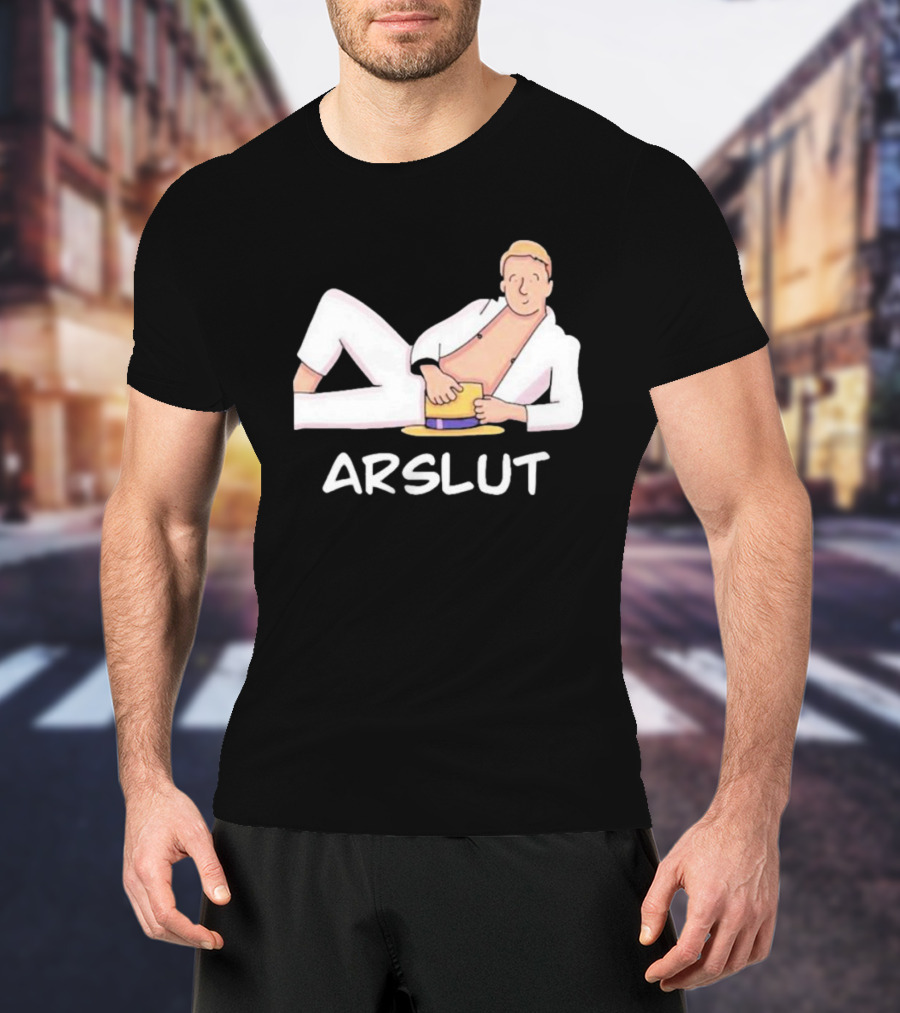 Poorly Drawn Arslut Arsenal T-Shirt