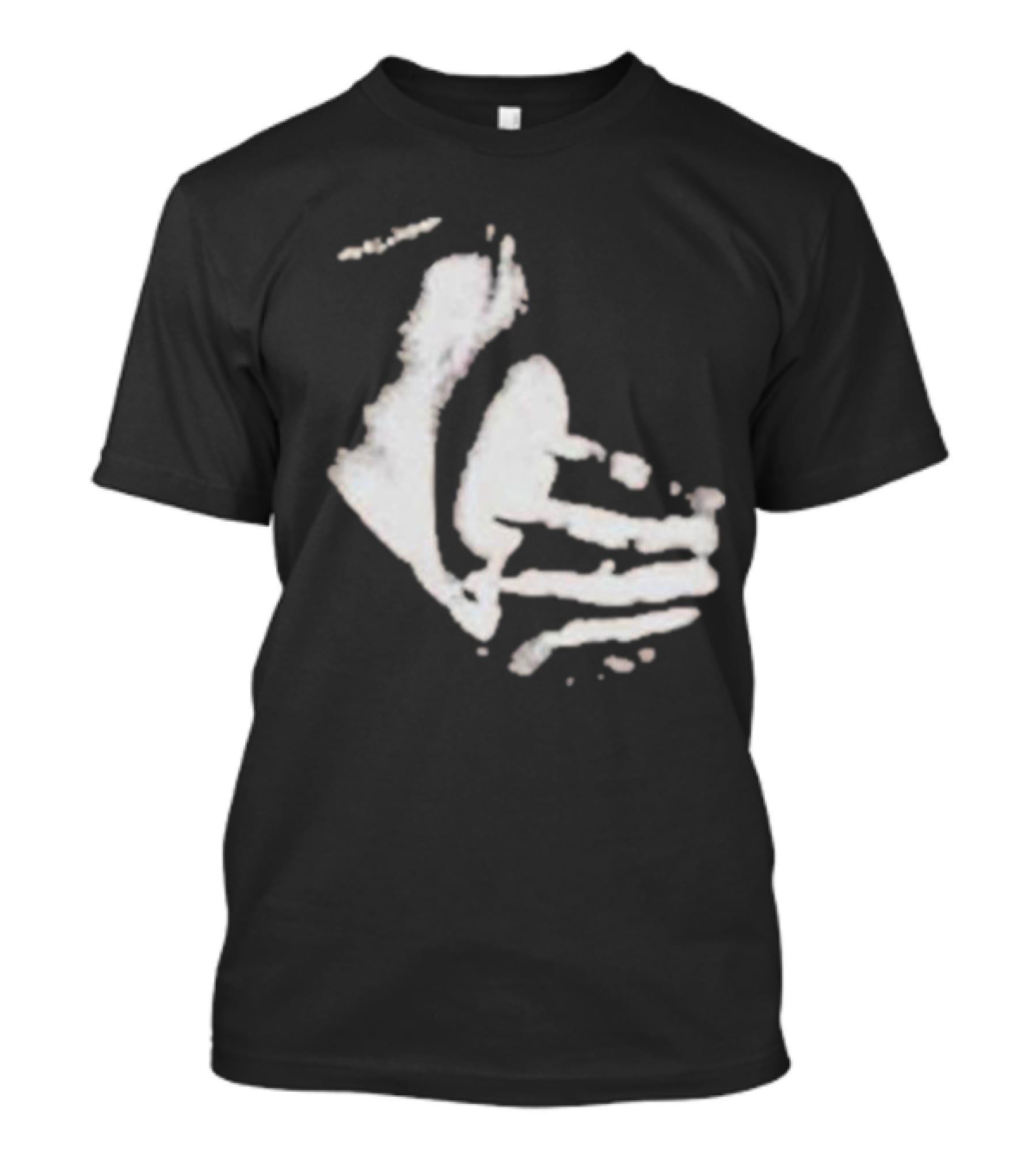Portal Camila Brasil I Luv It Photo Optical Illusion Black And White Hand Face T-Shirt