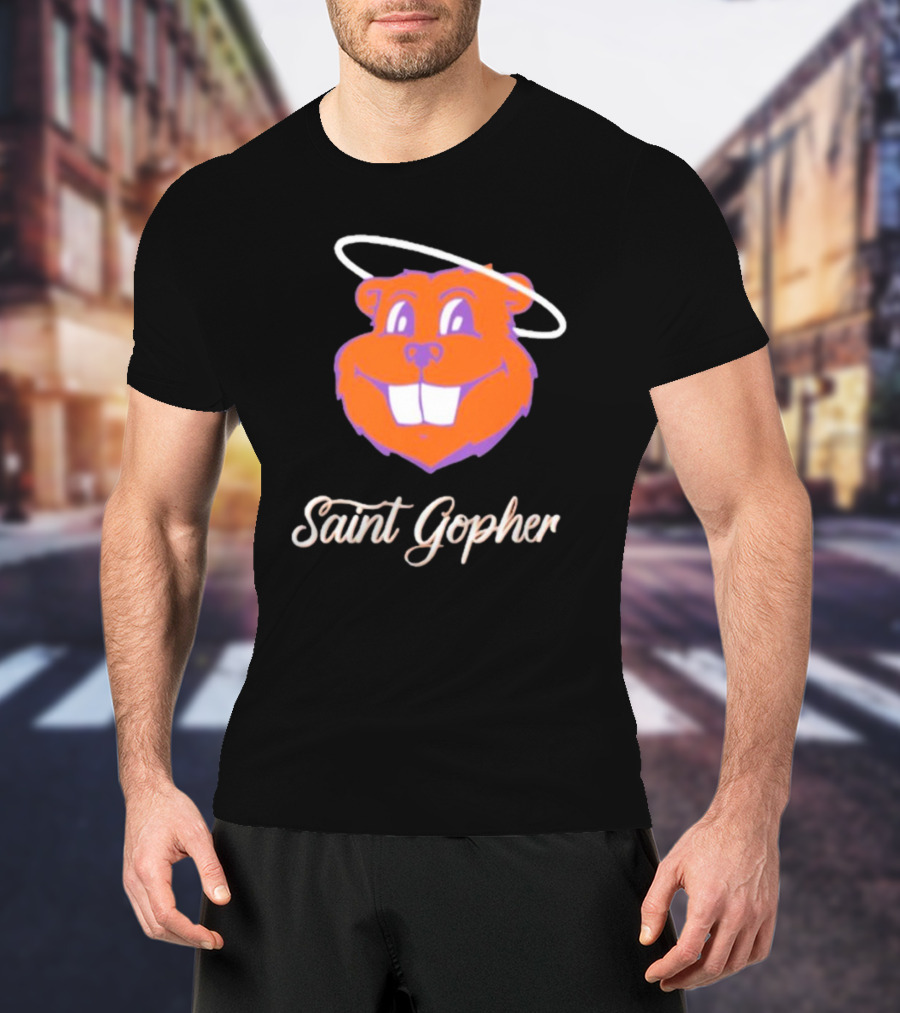 Saint Gopher Halo Smile T-Shirt