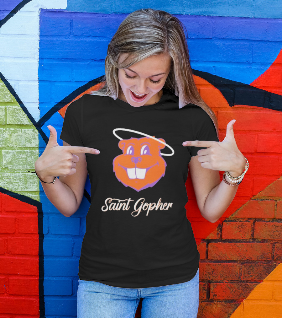 Saint Gopher Halo Smile T-Shirt