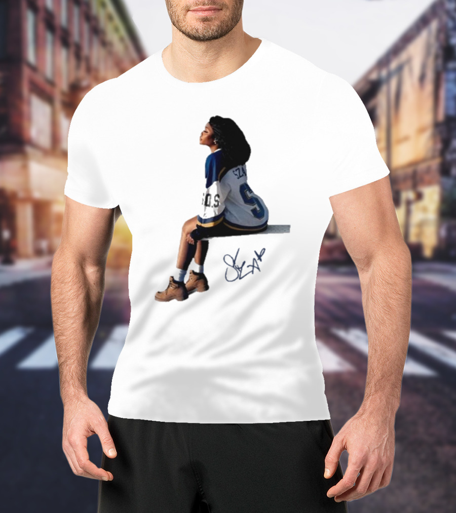 Sza Sos Signature Number 5 Sports T-Shirt