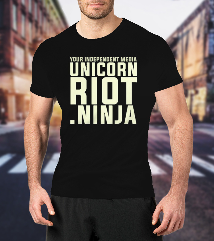 Your Independent Media Unicorn Riot Ninja T-Shirt