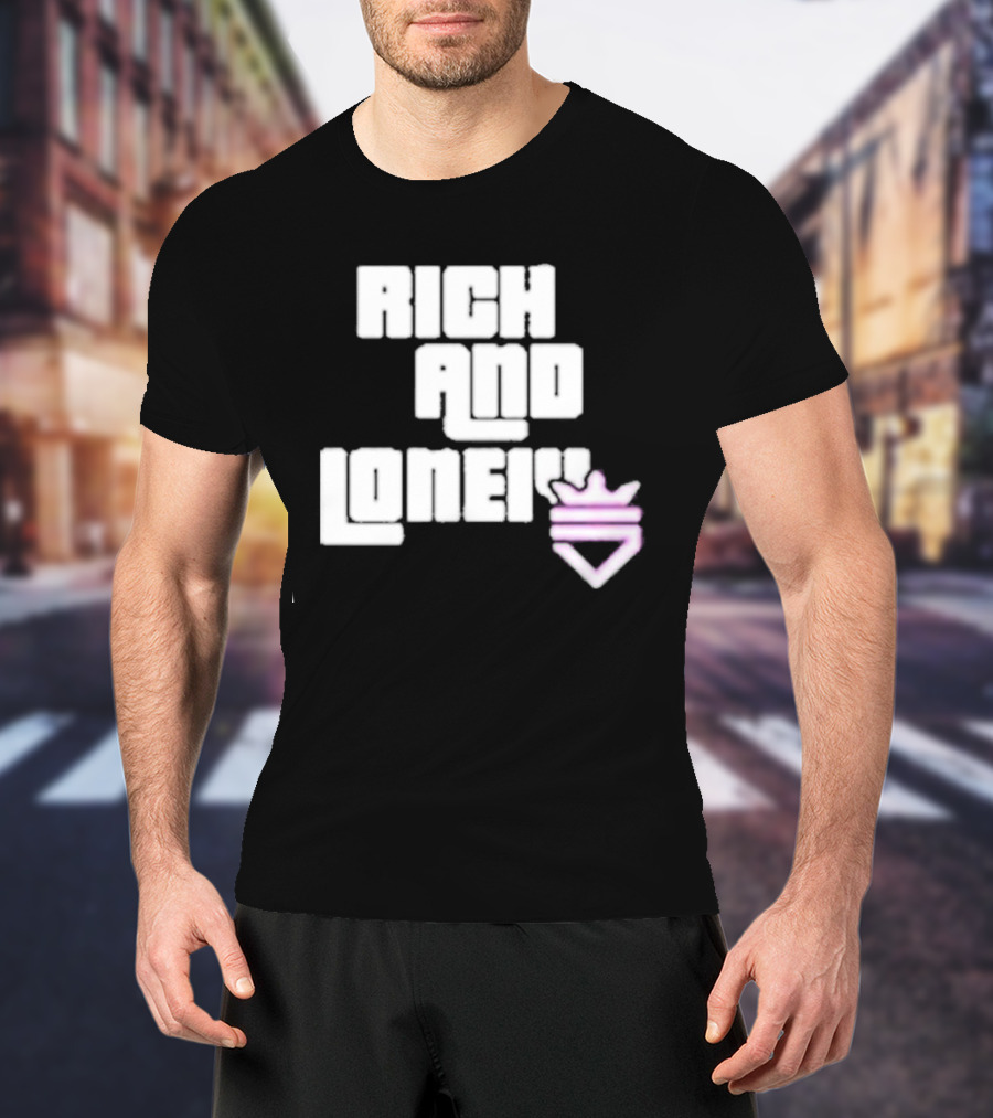 Optic Scump Rich And Lonely Rnl Wasted Miami Crown Graphics T-Shirt