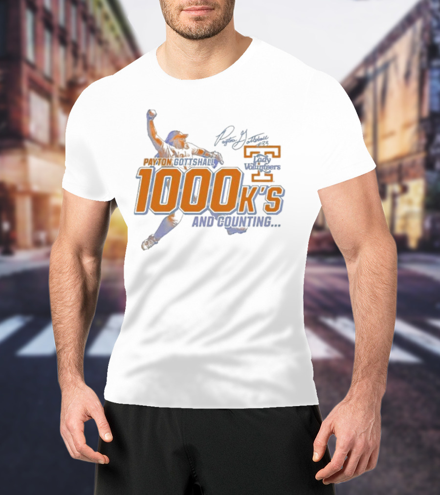 Payton Gottshall 1000 K’s And Counting Lady Volunteers T-Shirt