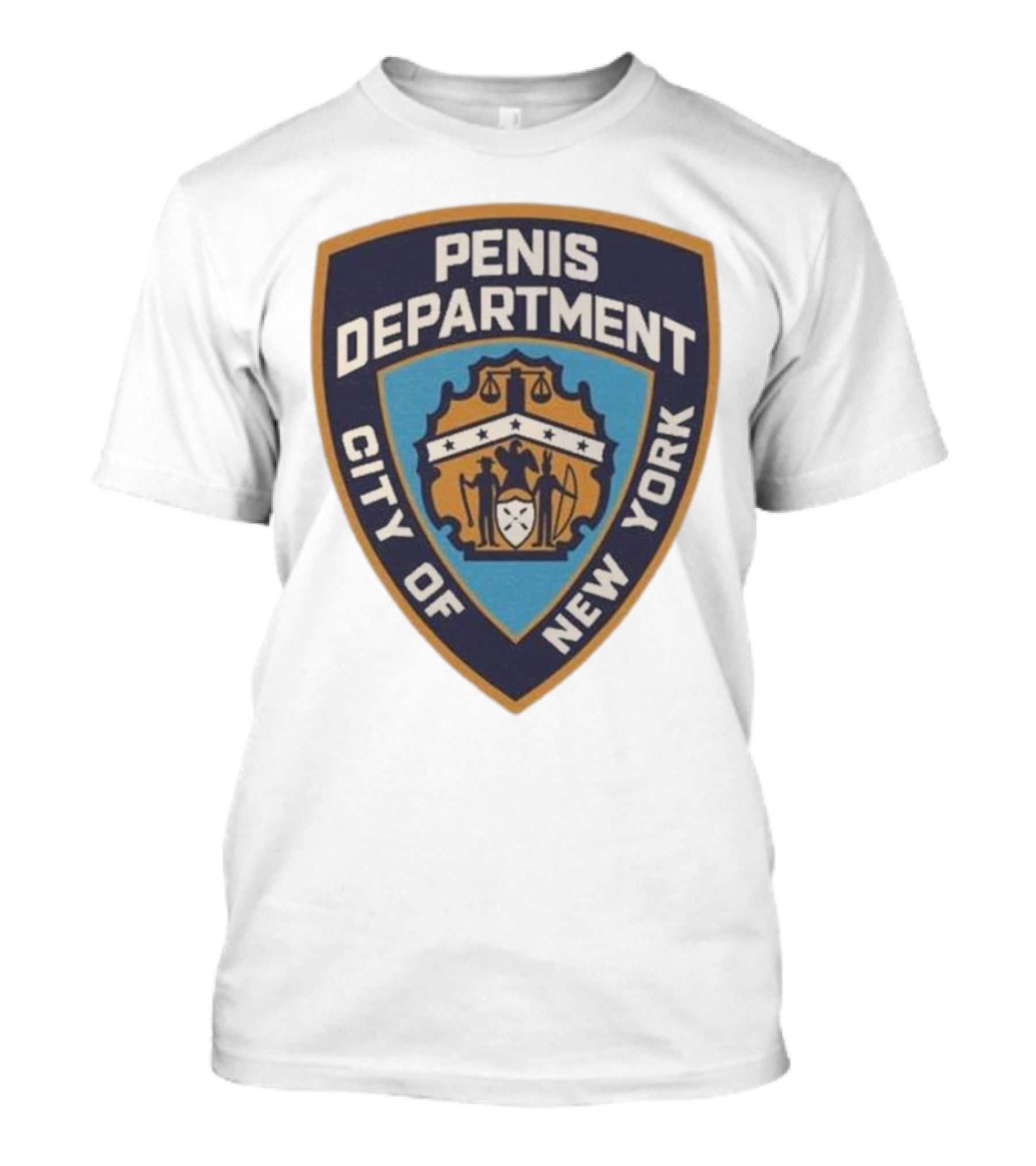 Pen15 Penis Department City Of New York Badge Emblem T-Shirt