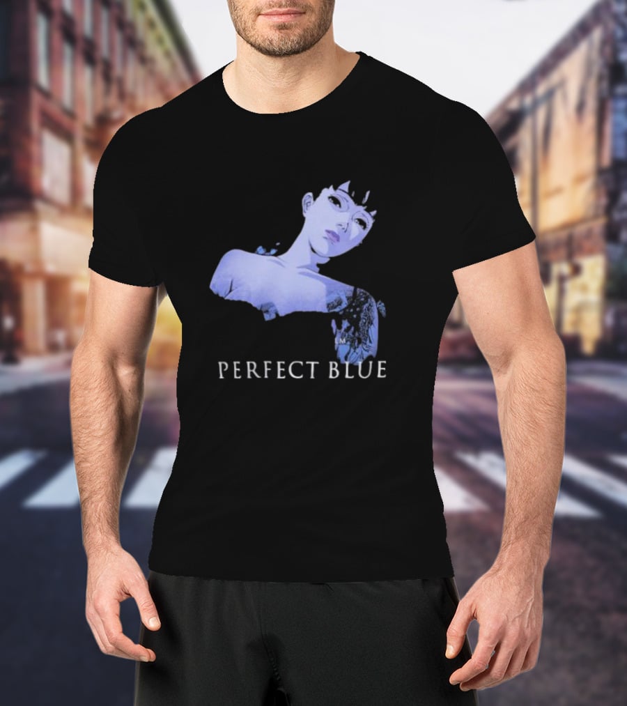 Perfect Blue Anime Figure Geeks Rule Collaboration Silkscreen Printing T-Shirt