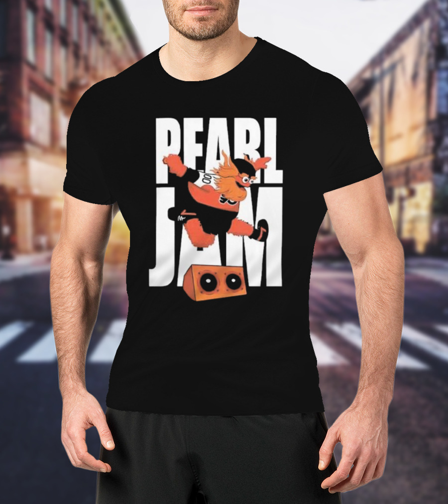 Philadelphia Flyers Gritty Pearl Jam Night T-Shirt