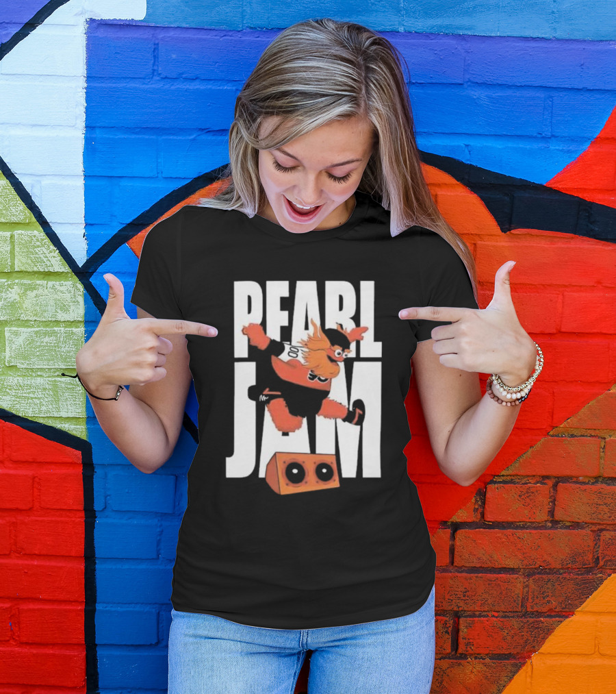 Philadelphia Flyers Gritty Pearl Jam Night T-Shirt