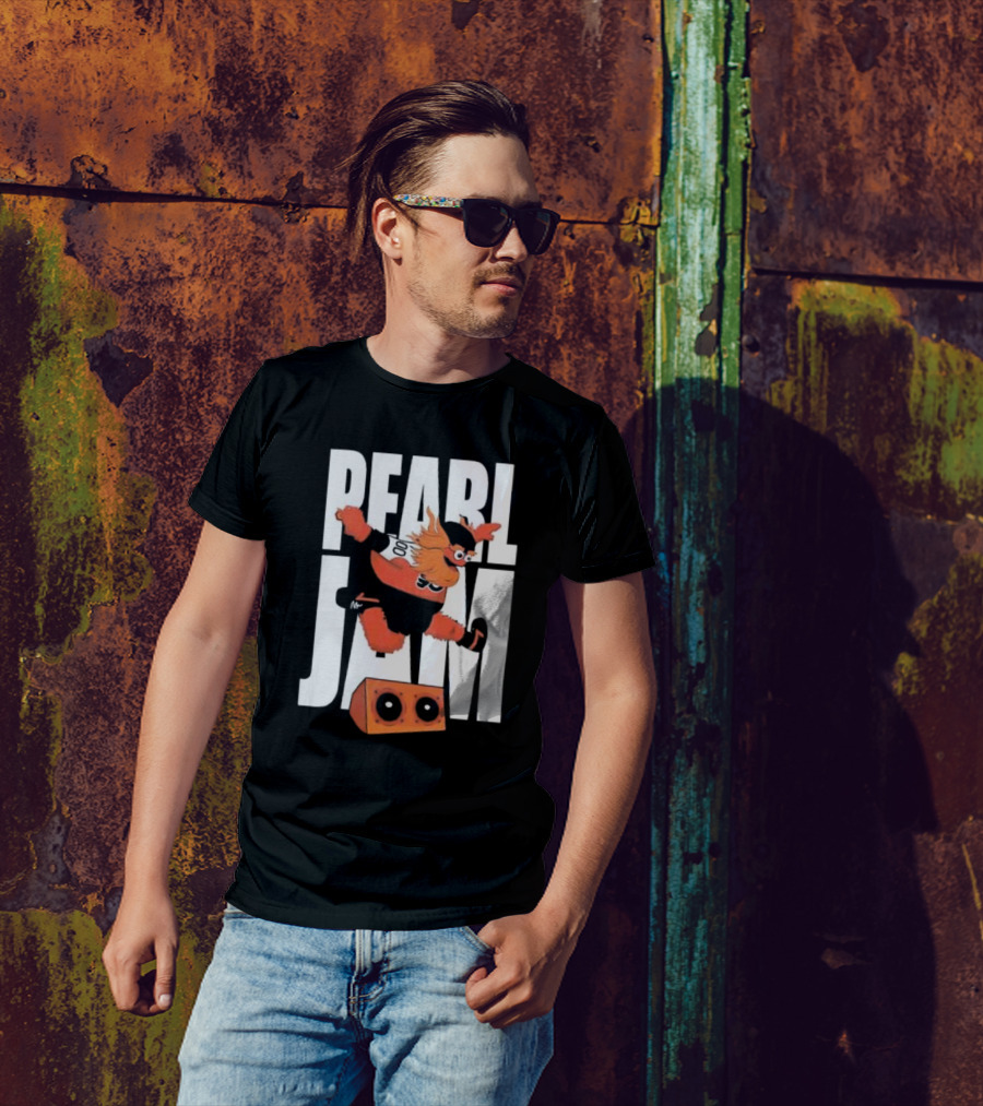 Philadelphia Flyers Gritty Pearl Jam Night T-Shirt
