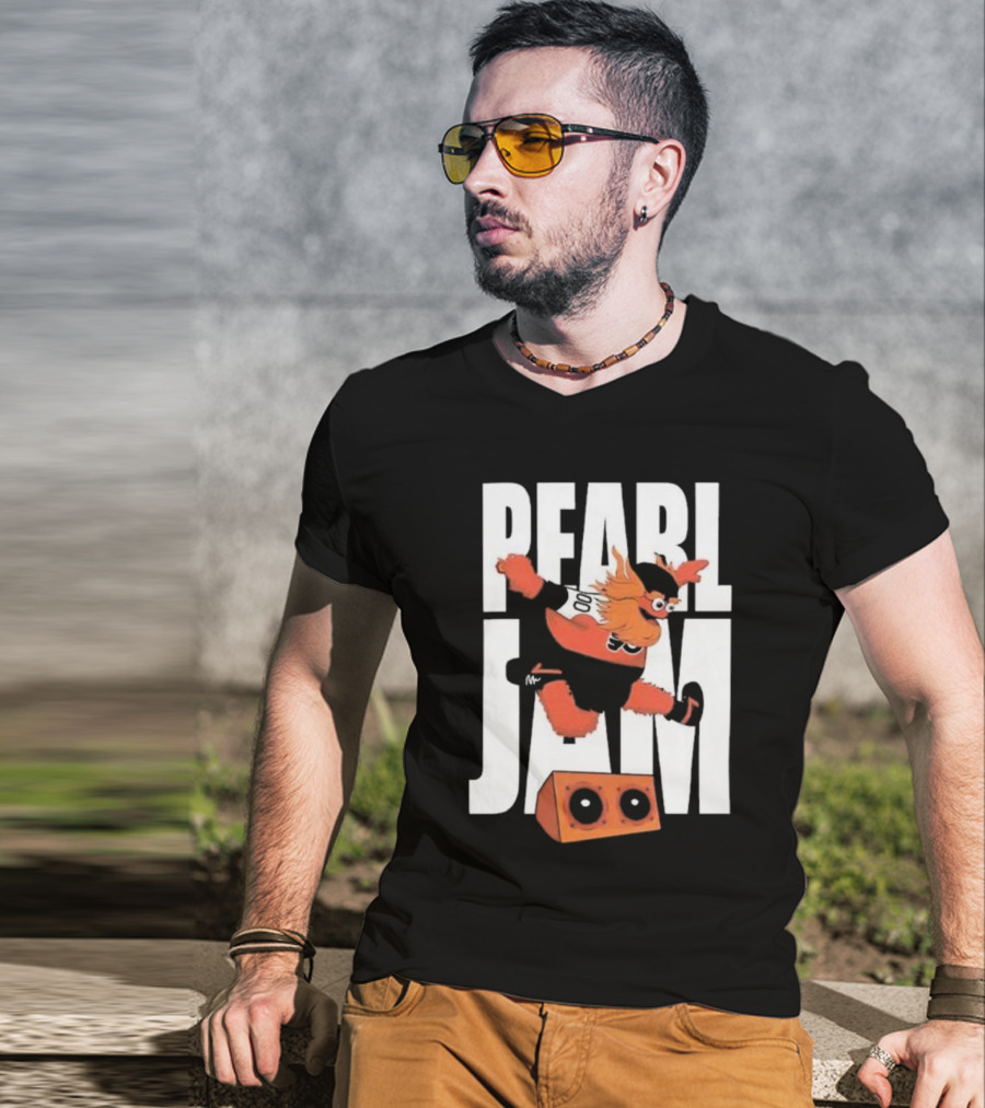 Philadelphia Flyers Gritty Pearl Jam Night T-Shirt