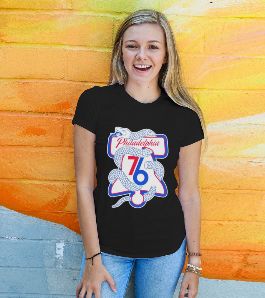 Philadelphia Phillies Liberty Bell Snake 76 T-Shirt