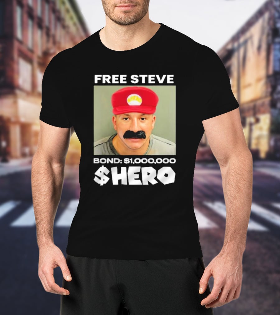 FREE STEVE BOND $1,000,000 $HERO T-Shirt