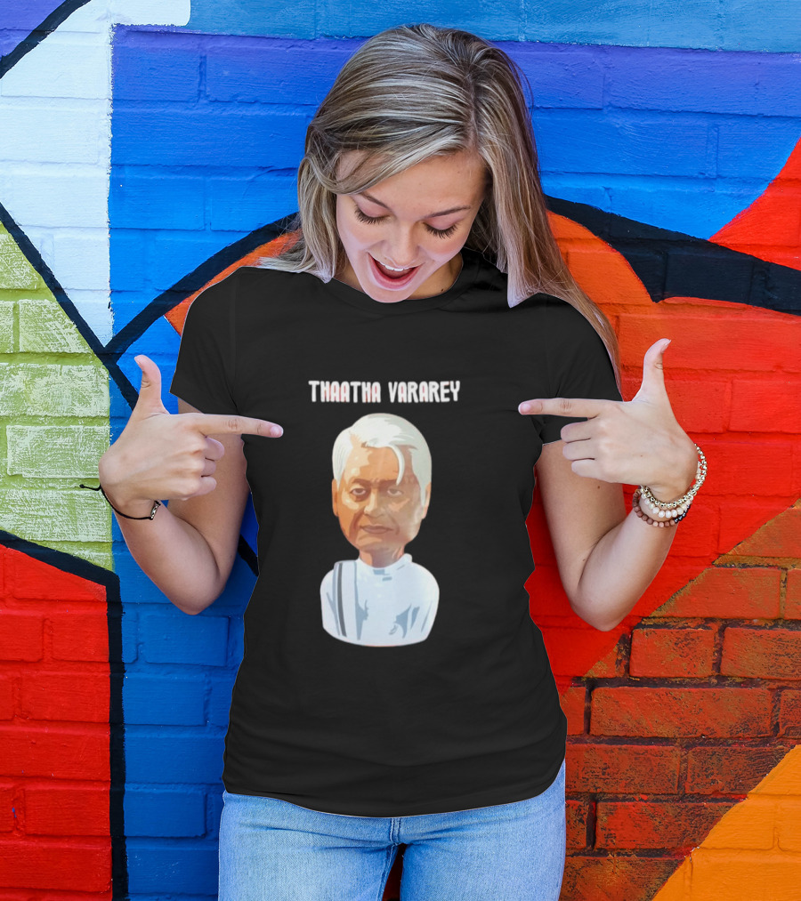 Thaatha Vararey Vintage Style Caricature T-Shirt