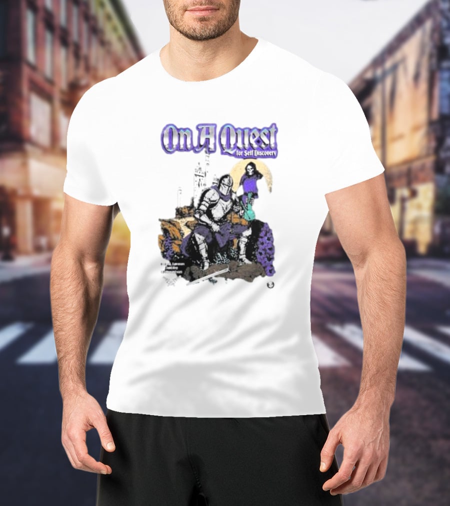 On A Quest For Self Discovery Knight And Castle Adventure T-Shirt