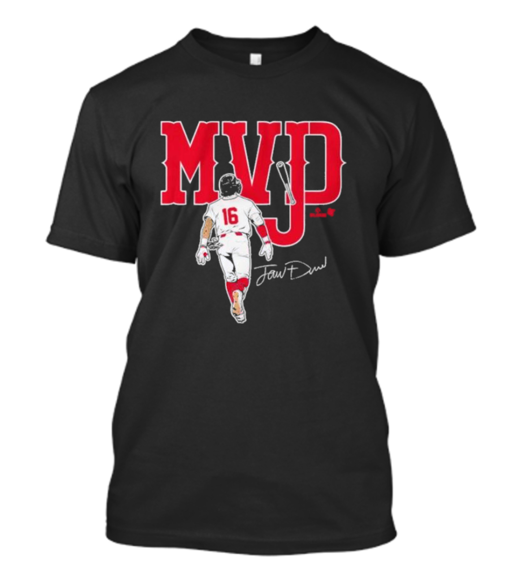 MVJD Jarren Duran 16 Baseball Signature T-Shirt