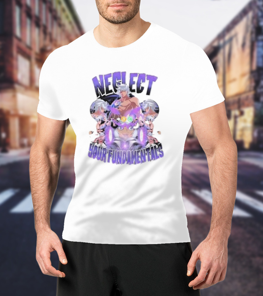 Neglect Your Fundamentals B C Iconic Anime Character T-Shirt