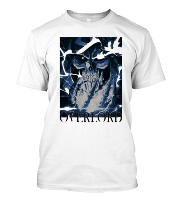 Overlord Ainz Ooal Gown Skeleton King Lightning Aura T-Shirt