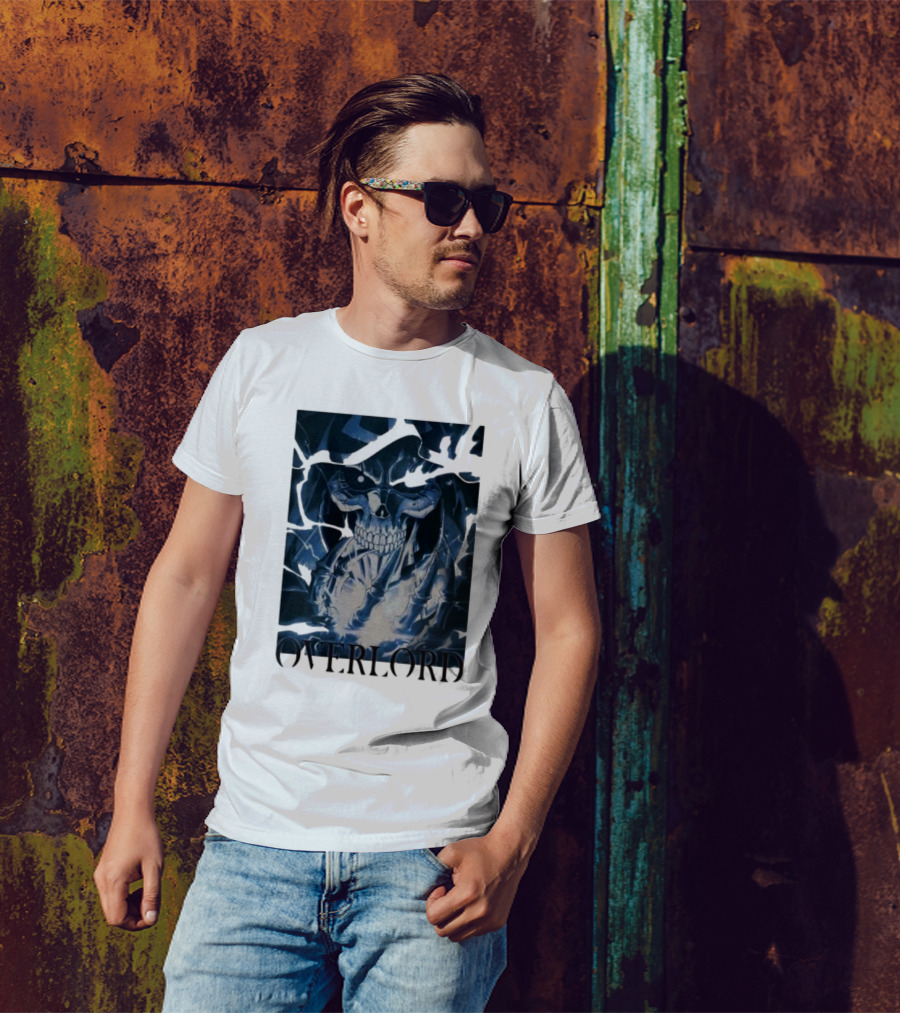 Overlord Ainz Ooal Gown Skeleton King Lightning Aura T-Shirt