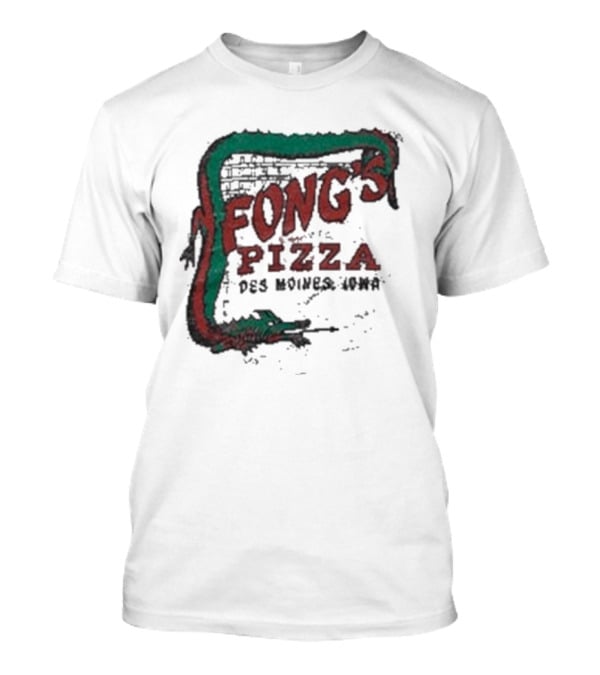 Fong's Pizza Des Moines Iowa Retro T-Shirt