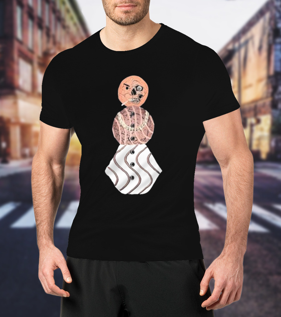 Halloween Snackman Cookie Skeleton Costume T-Shirt