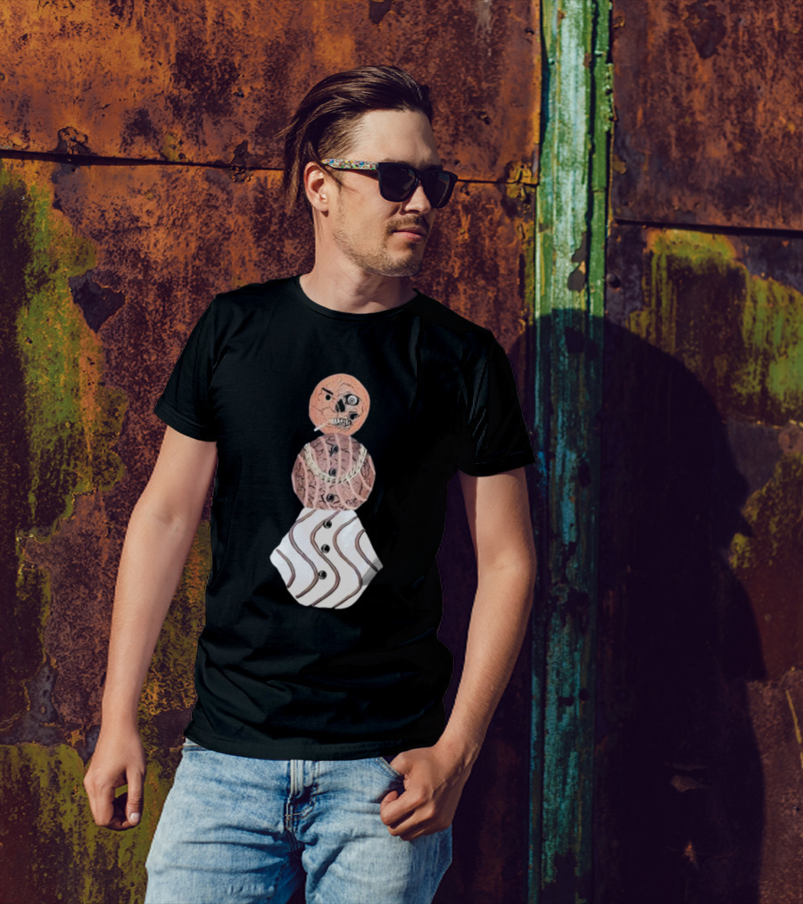 Halloween Snackman Cookie Skeleton Costume T-Shirt