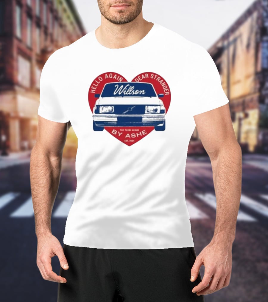 Hello Again Dear Stranger Willson Car The Third Album By Ashe Est. T-Shirt