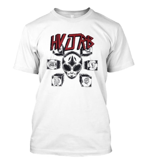 HVJTRB Tribal Slayer Heuvel White Kaos Pria Distro Cowok TSH T-Shirt