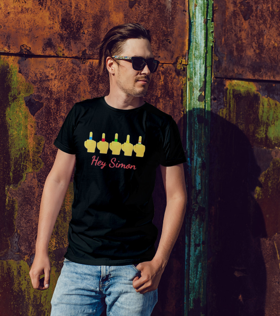 Hey Simon Finger Gesture Toy Color Sequence T-Shirt