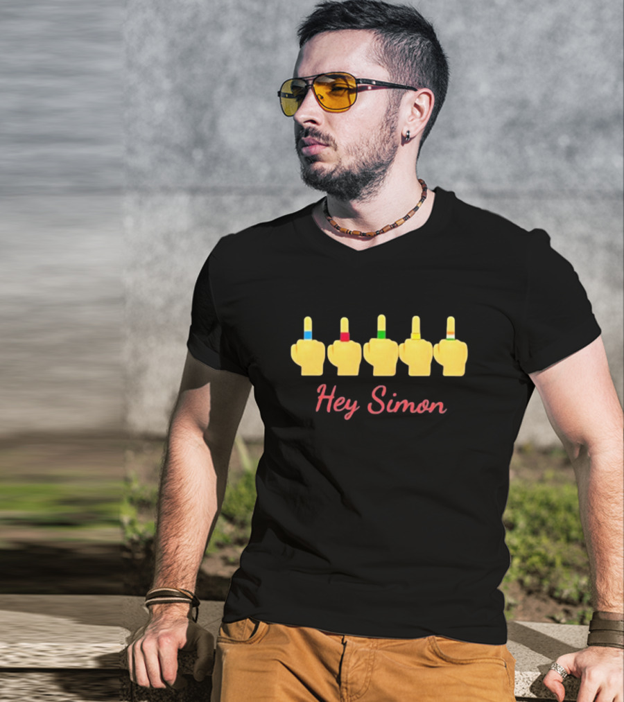 Hey Simon Finger Gesture Toy Color Sequence T-Shirt