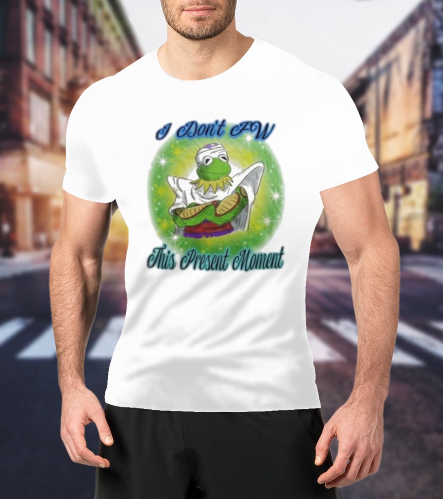I Don't Fw This Present Moment Kermit Piccolo Fusion T-Shirt