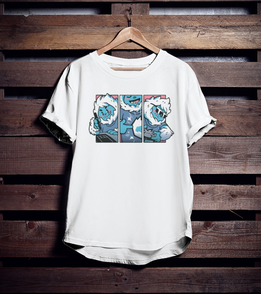 La Vie En Yetee Mikoto Gaming Comic Strip T-Shirt