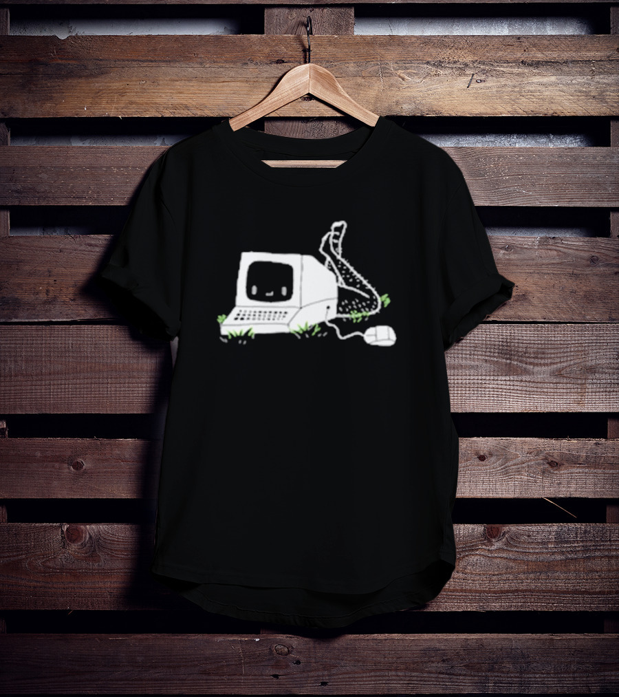 Smosh Chronically Offline Retro Computer Personification T-Shirt
