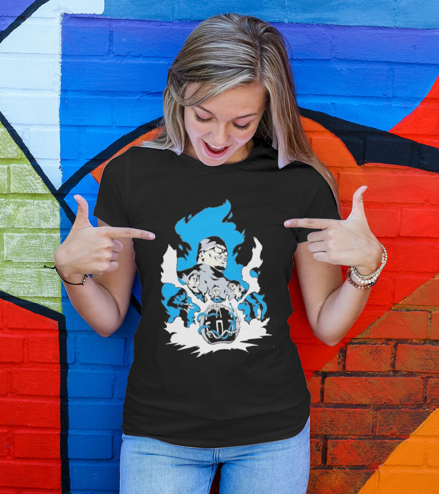 Mega64 Master Collection Featuring Iconic Characters And Explosive Blue T-Shirt